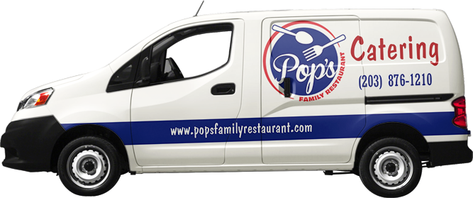 Pop's Family Restaurant catering van