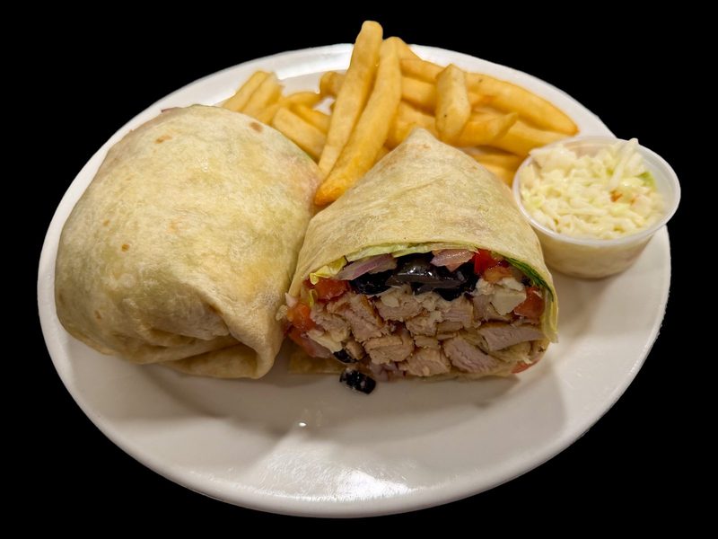 Greek Chicken Wrap